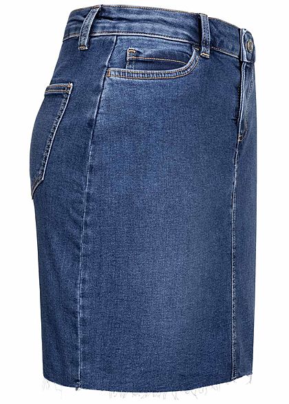 Tom Tailor Dames Skinny Jeans Broek 5-Pockets dark stone wash denim blauw