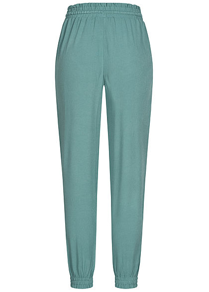 Tom Tailor Damen Harem Viskose Stoffhose mineral blau
