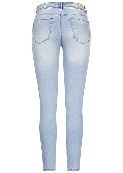 ONLY Dames Skinny Jeans Regular Waist special bright blauw denim