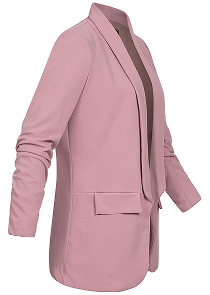 Styleboom Fashion Dames Longform Blazer mauve purper