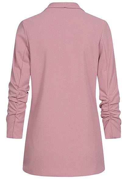 Styleboom Fashion Dames Longform Blazer mauve purper