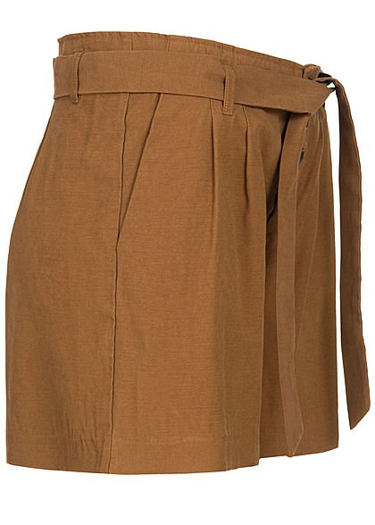 ONLY Dames High Waist Shorts 2-Pockets rubber bruin