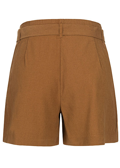 ONLY Dames High Waist Shorts 2-Pockets rubber bruin