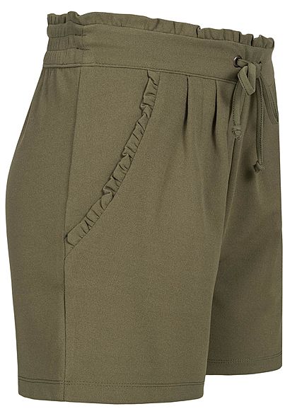 JDY by ONLY Dames NOOS Jersey Shorts 2-Pockets kalamata olijfgroen