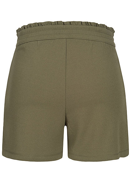 JDY by ONLY Dames NOOS Jersey Shorts 2-Pockets kalamata olijfgroen