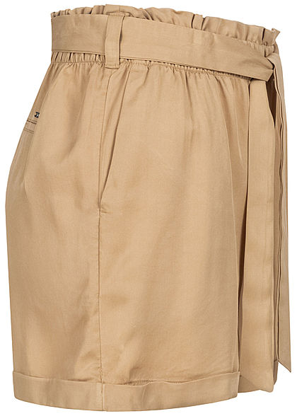 Tom Tailor Dames Paperbag Shorts 2-Pockets dune beige