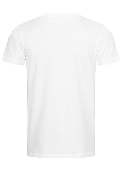Mister Tee Heren T-Shirt Pray Box Paisley Print wit