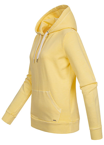 Tom Tailor Dames Basic Hoodie soft geel