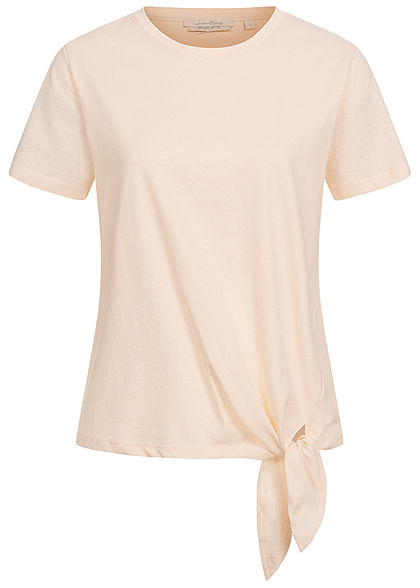 Tom Tailor Dames T-Shirt Loose Fit soft creme beige - Art.-Nr.: 21031443