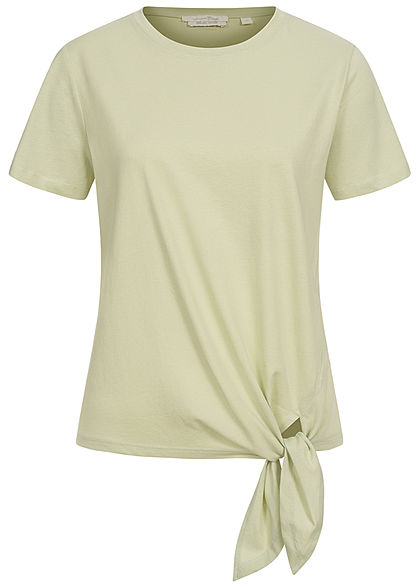 Tom Tailor Dames T-Shirt Loose Fit dusty lichtgroen