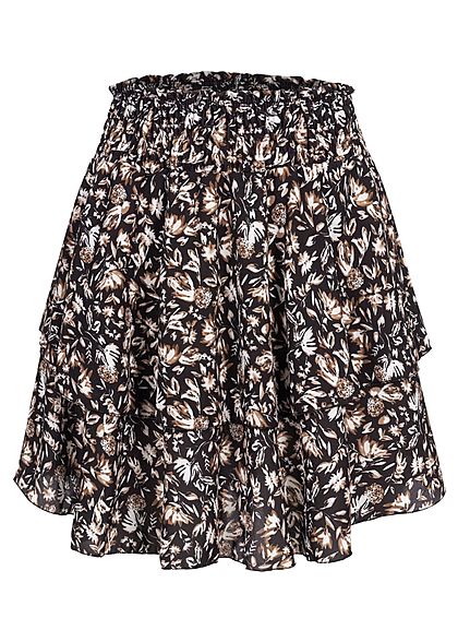 Styleboom Fashion Dames Mini Rok zwart