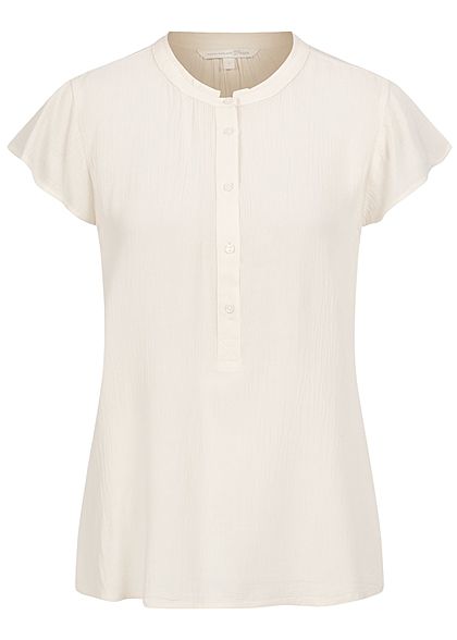 Tom Tailor Dames Blouse Shirt soft creme beige