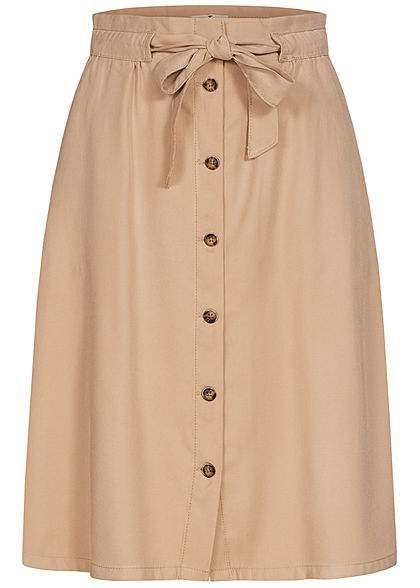 Tom Tailor Dames Midi Rok desert linen beige