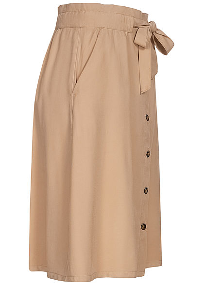 Tom Tailor Dames Midi Rok desert linen beige