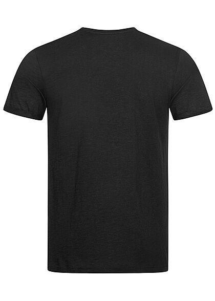 Eight2Nine Heren Basic T-Shirt zwart