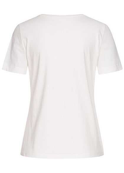 Tom Tailor Dames T-Shirt Cactus Print off wit