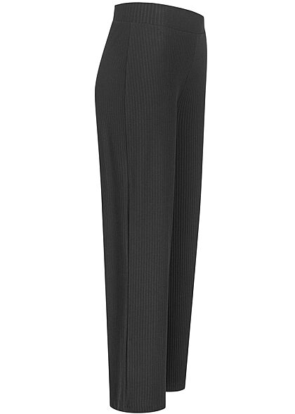 ONLY Dames NOOS Ribbed Broek zwart