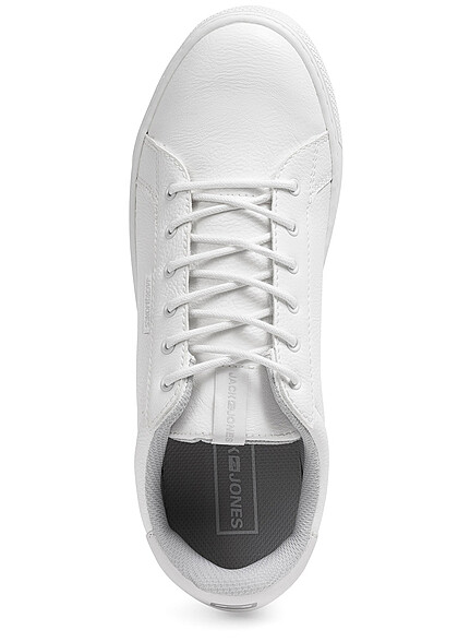 Jack and Jones Heren NOOS Kunstleder Sneaker wit