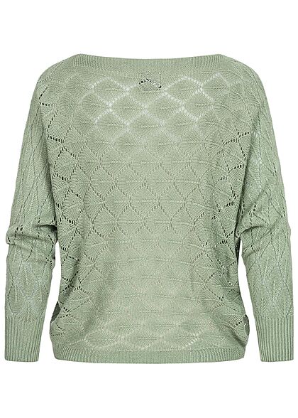 Styleboom Fashion Dames gebreide Trui groen