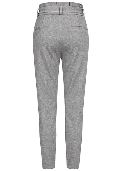 Vero Moda Dames NOOS Loose Fit Paperbag Broek medium grijs melange