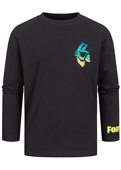 Name It Kids Jungen Longsleeve Fortnite Logo Print schwarz - Art.-Nr.: 21052174