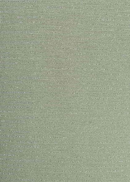 Hailys Kids Mädchen V-Neck Lurex Glitzer T-Shirt Streifen Muster soft grün
