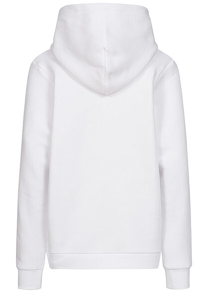 Jack and Jones Junior NOOS Hoodie Kängurutasche Logo Play Print weiss