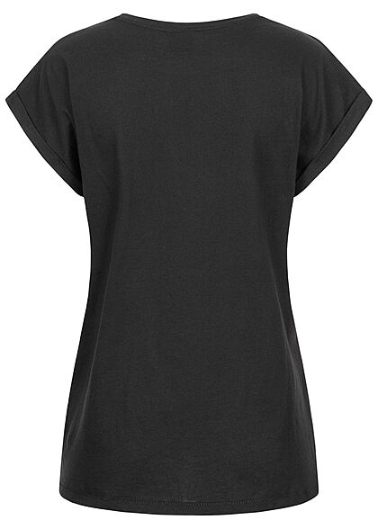 Urban Classics Dames 2er Pack T-Shirt zwart en wit