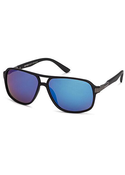 Seventyseven Lifestyle Herren Sonnenbrille UV-Schutz 400 schwarz multicolor