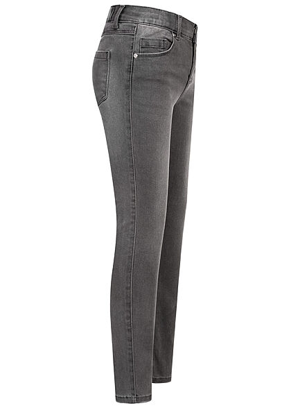 ONLY Kids Mädchen NOOS Skinny Jeans Hose 5-Pockets dunkel grau denim