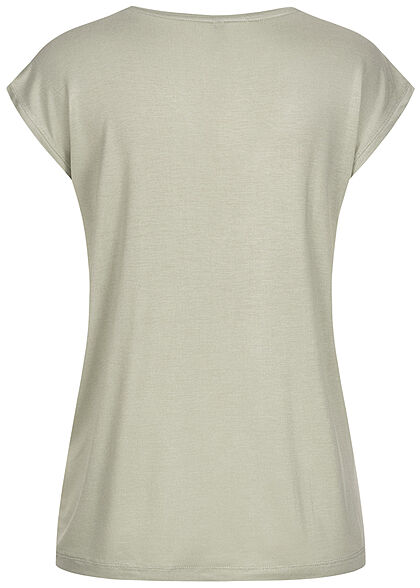 Pieces Dames NOOS T-Shirt Loose Fit desert sage groen