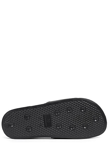 Champion Herren Schuh Sandale Logo Print schwarz neon grün