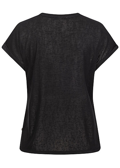 Tom Tailor Dames T-Shirt Loose Fit zwart