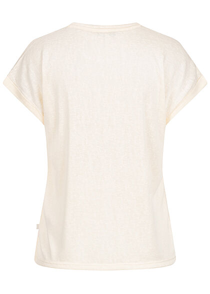 Tom Tailor Dames T-Shirt Loose Fit soft creme beige
