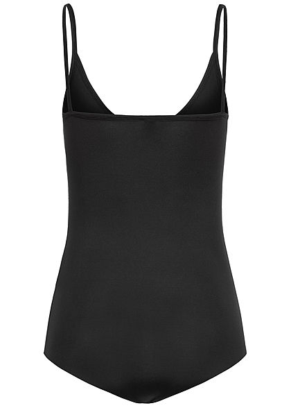 Seventyseven Lifestyle Dames V-Neck Body zwart