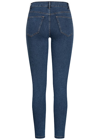 VILA Dames NOOS Jegging met 4 zakken medium blauw