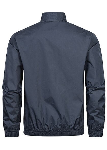 Jack and Jones Herren leichte Jacke 2-Pockets Kontrast Streifen navy blazer blau