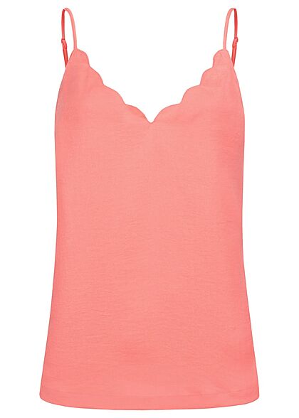ONLY Damen NOOS V-Neck Träger Top tea rose dunkel pink