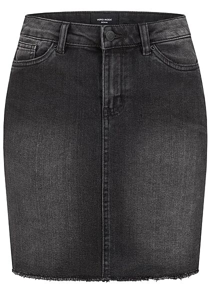 Vero Moda Dames NOOS Mini Jeans Rok zwart