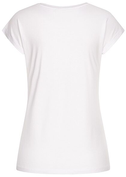 Seventyseven Lifestyle Dames Casual T-Shirt Love is Love wit