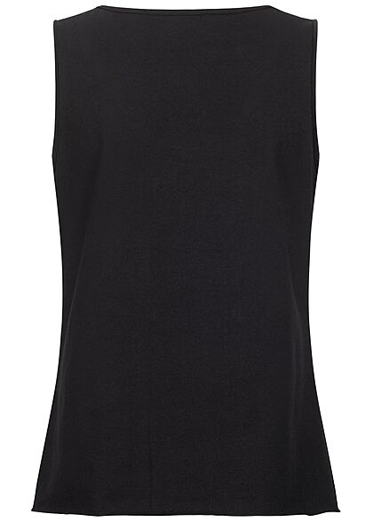 Seventyseven Lifestyle Dames Tank Top Tiger Print zwart