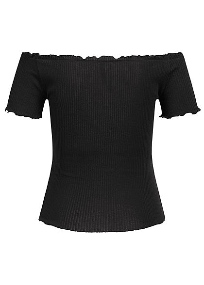 Off hot sale shoulder zwart