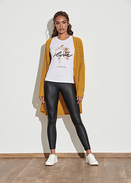 Seventyseven Lifestyle Dames T-Shirt You Are My Love Print wit