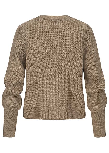 ONLY Dames V-Neck Cardigan caribou bruin