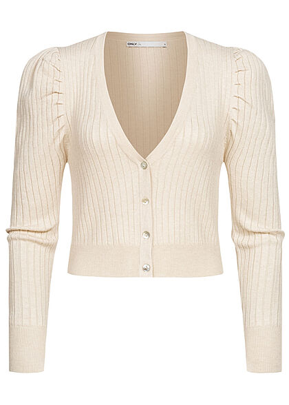 ONLY Dames V-Neck Cardigan pumice stone beige