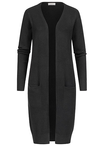 JDY by ONLY Dames NOOS Vest lang model 2 zakken zwart