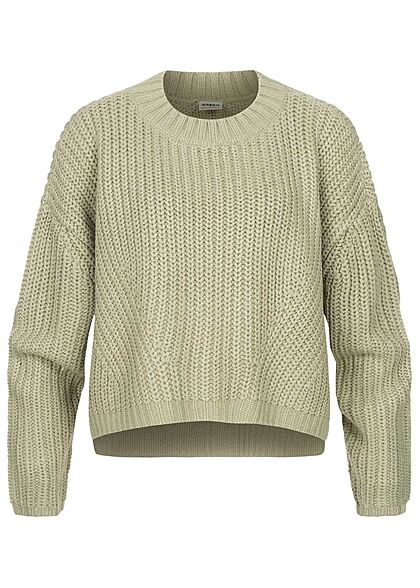 Urban Classics Dames oversized gebreide trui groen