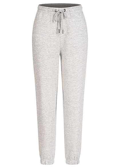 ONLY Dames NOOS joggingbroek met ribboorden 2 zakken lichtgrijs