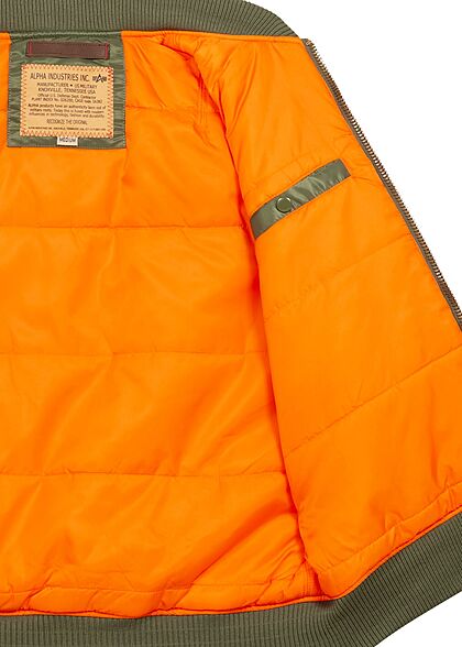 Alpha Industries Heren Basic Nylon Flight Jacket 2 zakken slim fit saliegroen