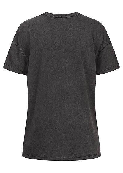 ONLY Dames oversized T-Shirt NY print zwart